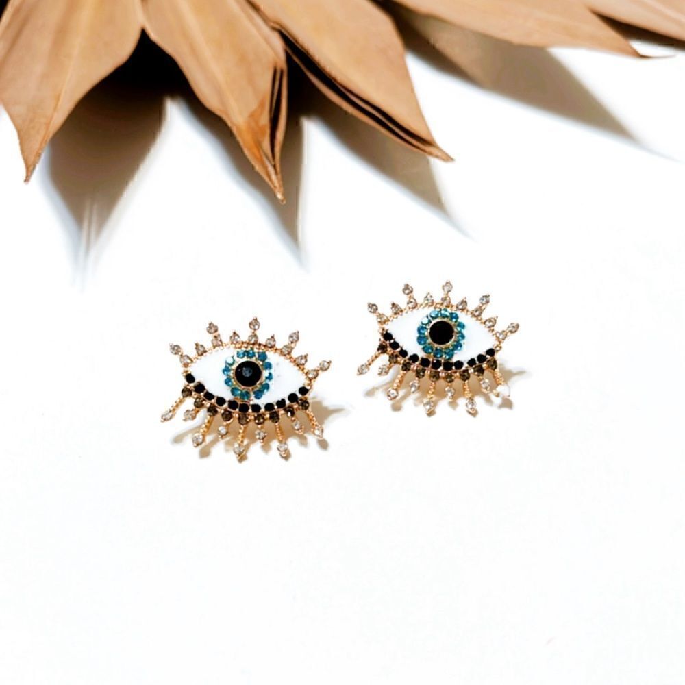 evil eye earrings  #248